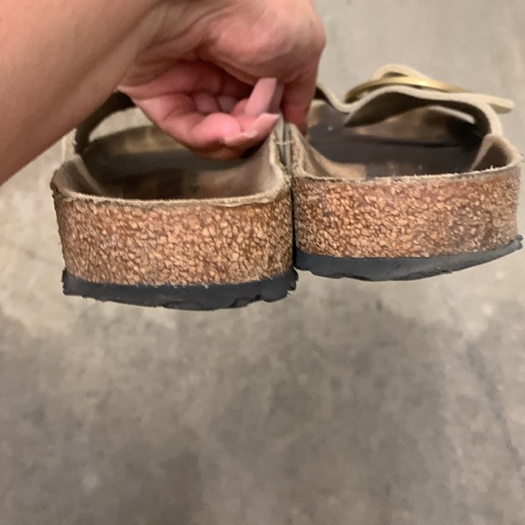 Birkenstock Cream big buckle Madrid sandals - Picture 3 of 4